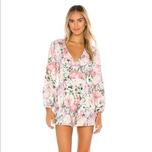 faithfull the brand play suit in floral